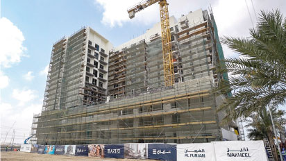 Amber in Al Furjan reaches 76% construction completion